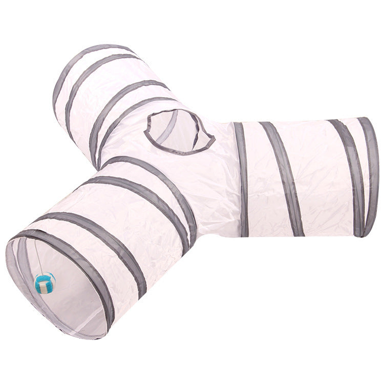 Pet Tunnel – Foldable Multi-Channel Cat & Dog Play Tent