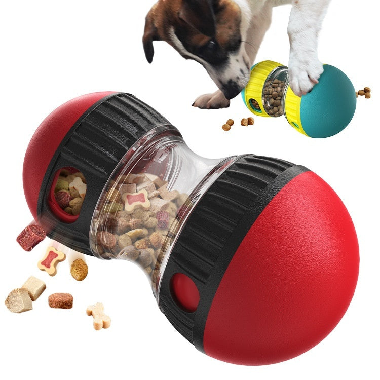 Food Dispensing Dog Toy – Interactive Tumbler Puzzle Feeder