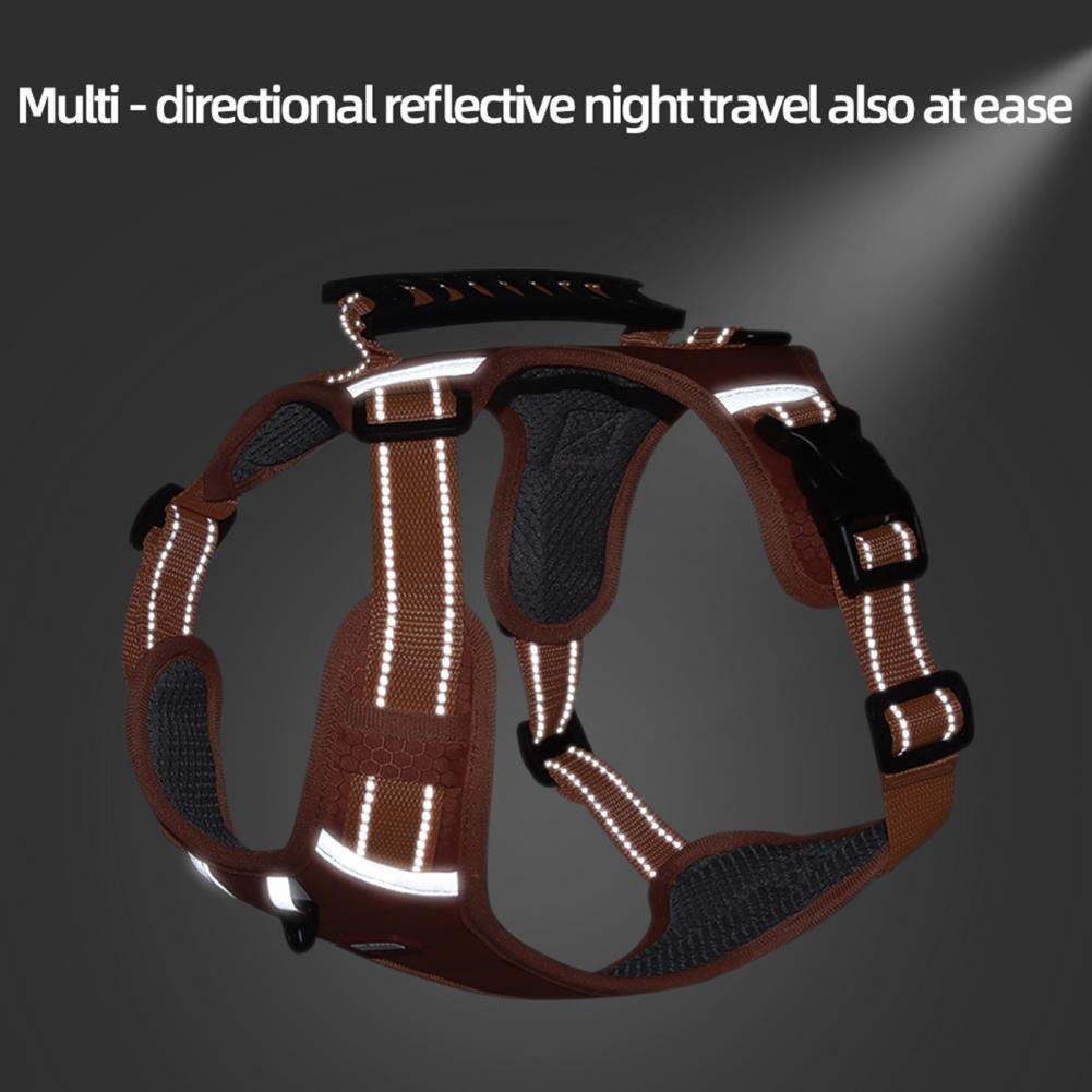 Dog Harness – No Pull Reflective Nylon Pet Vest for Training & Walking