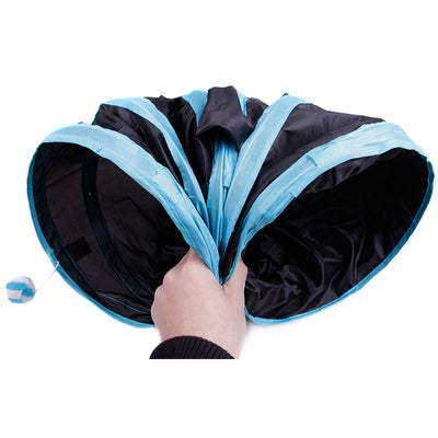 Pet Tunnel – Foldable Multi-Channel Cat & Dog Play Tent