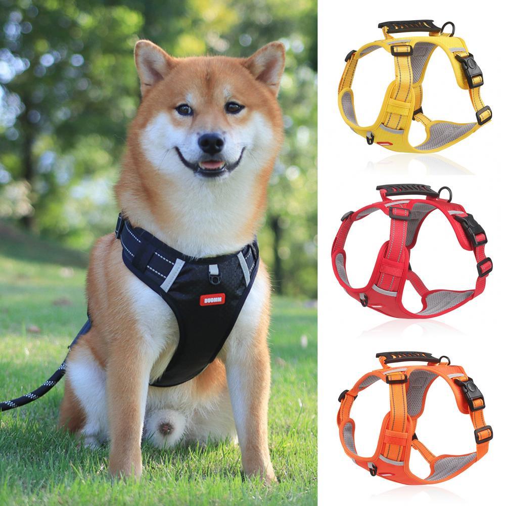 Dog Harness – No Pull Reflective Nylon Pet Vest for Training & Walking