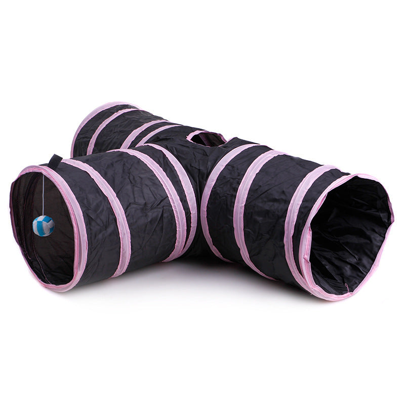 Pet Tunnel – Foldable Multi-Channel Cat & Dog Play Tent
