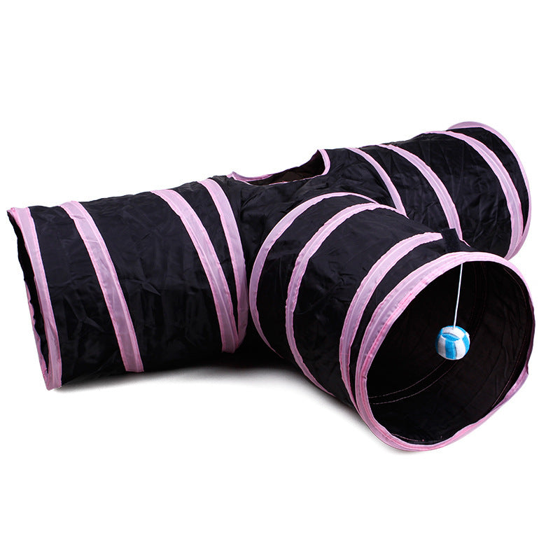 Pet Tunnel – Foldable Multi-Channel Cat & Dog Play Tent