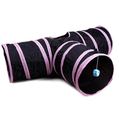 Pet Tunnel – Foldable Multi-Channel Cat & Dog Play Tent
