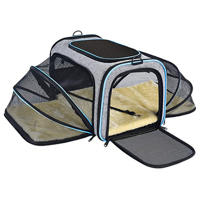 Cat Carrier Airline Approved – Expandable Foldable Pet Travel Bag