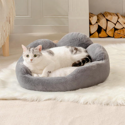 Cat Bed – Fluffy Washable Pet Sofa Bed for Cats & Small Dogs