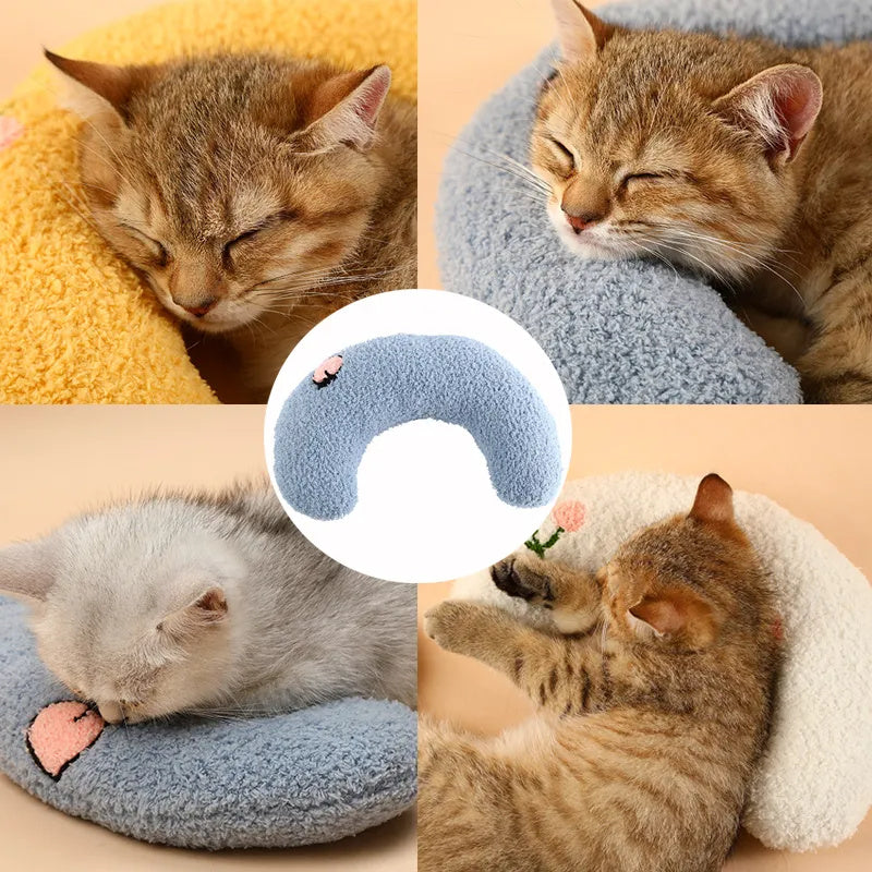 Cat Pillow – U-Shaped Pet Neck Protector & Sleeping Pillow