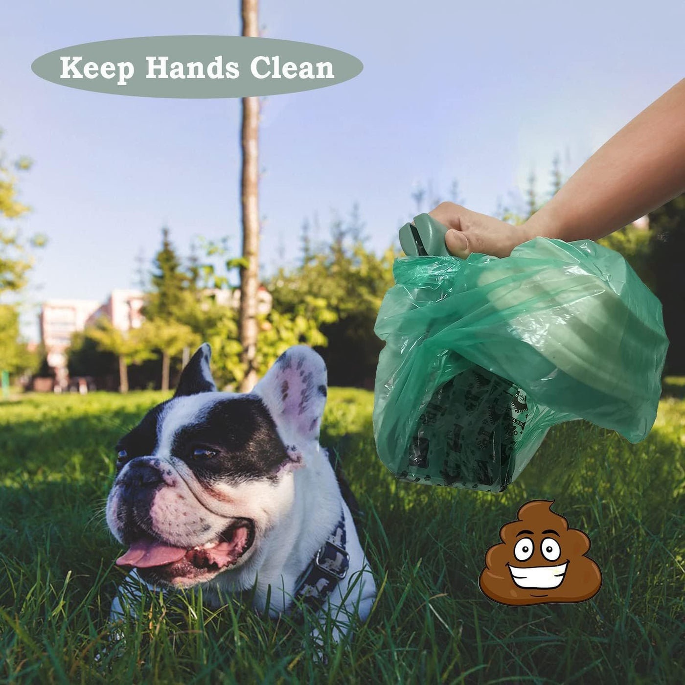 Dog Pooper Scooper – Portable Handheld Waste Picker with Bag Holder