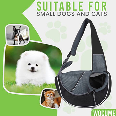 Pet Carrier Bag – Portable Crossbody Travel Bag for Dogs & Cats