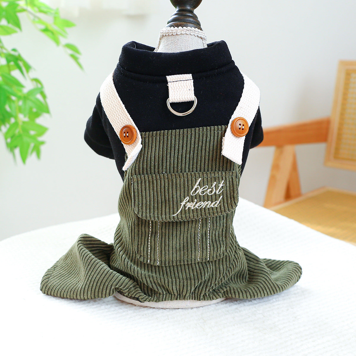 Pet Clothes – Corduroy Dog & Cat Outfit