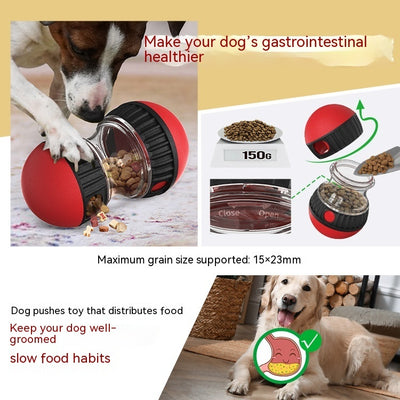 Food Dispensing Dog Toy – Interactive Tumbler Puzzle Feeder