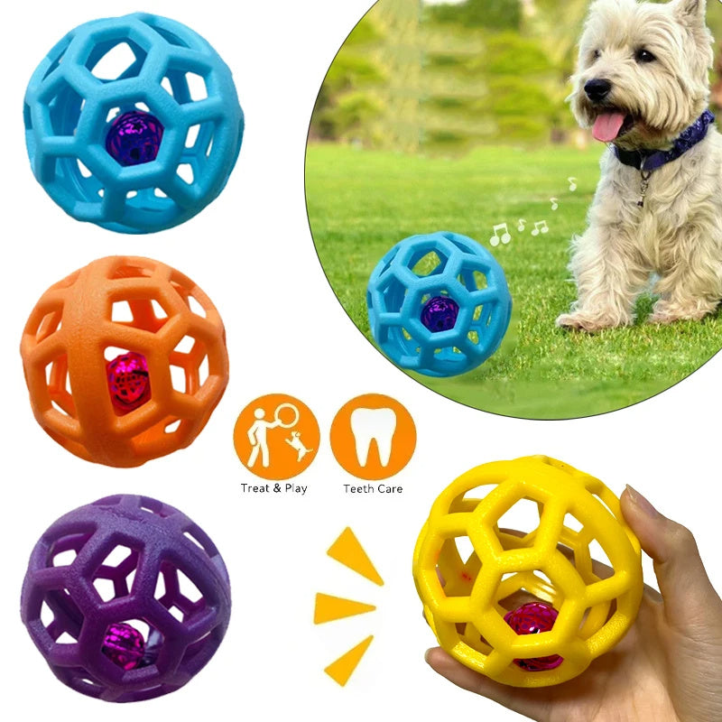 Dog Chew Ball Toy – Interactive Teeth Cleaning Training Toy