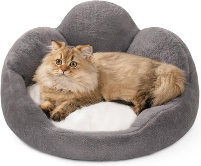 Cat Bed – Fluffy Washable Pet Sofa Bed for Cats & Small Dogs