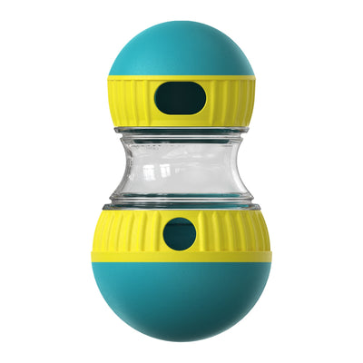 Food Dispensing Dog Toy – Interactive Tumbler Puzzle Feeder