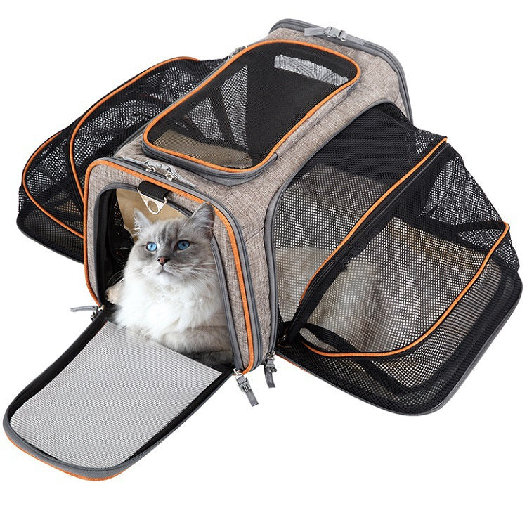 Cat Carrier Airline Approved – Expandable Foldable Pet Travel Bag