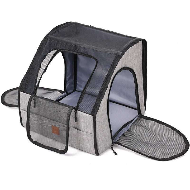 Portable Pet Car Carrier – Travel Cage & Nest for Dogs